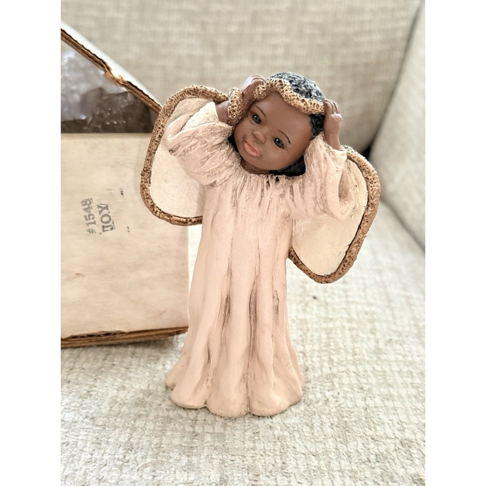 Martha Holcombe All Gods Children Joy Figurine #31 Angel 4.75'' Hand Signed
